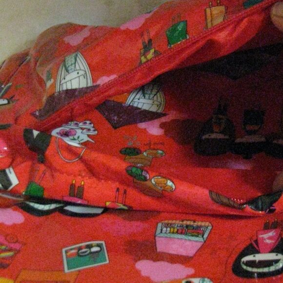 NWOT Paperchase Vinyl Pattern Backpack - Picture 13 of 16